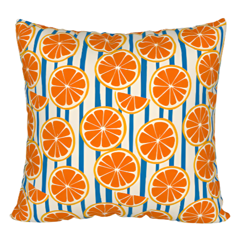 Slice Slice Baby 22'' x 22'' Throw Pillow Cover