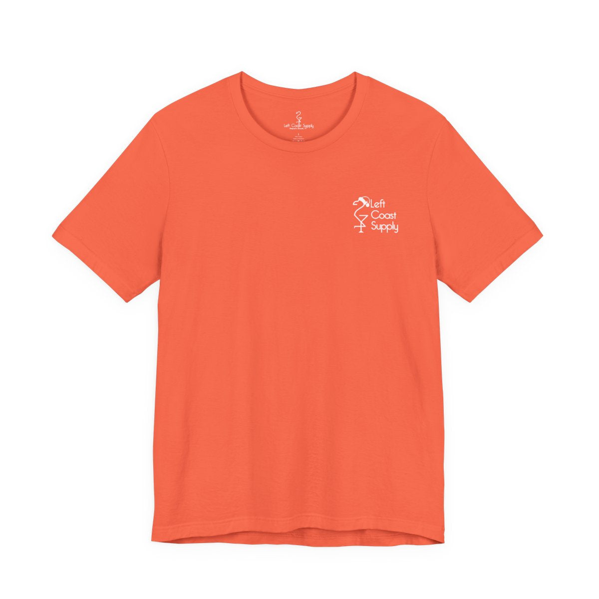 Santa Surfing holiday shirt. Left Coast Supply