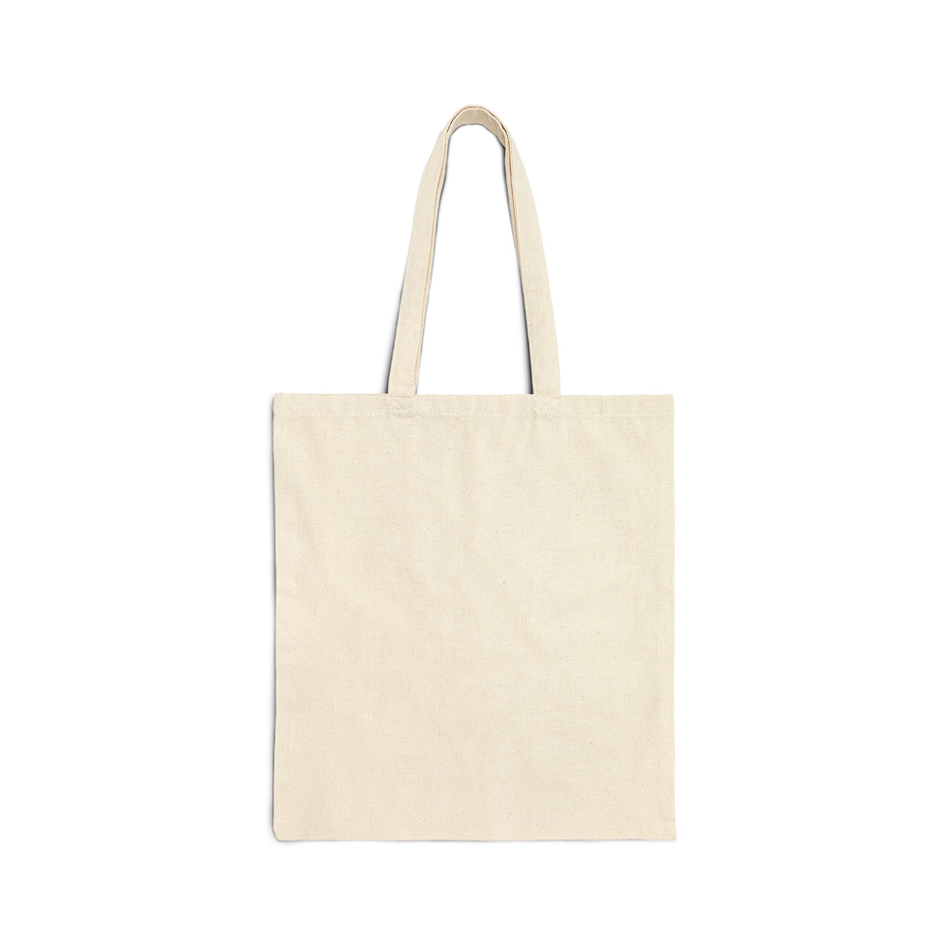 Tote bag back showing canvas quality. Left Coast Supply
