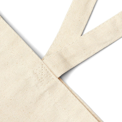 Tote bag showing quality of canvas handles. Left Coast Supply