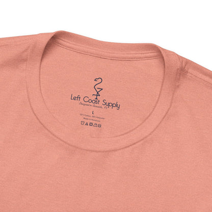 Coral tropical statue of David shirt Sarasota Left Coast Supply