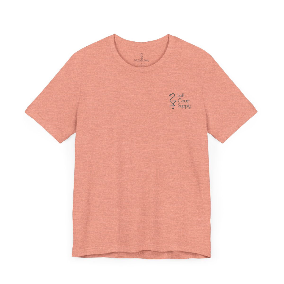 Coral tropical statue of David shirt Sarasota Left Coast Supply