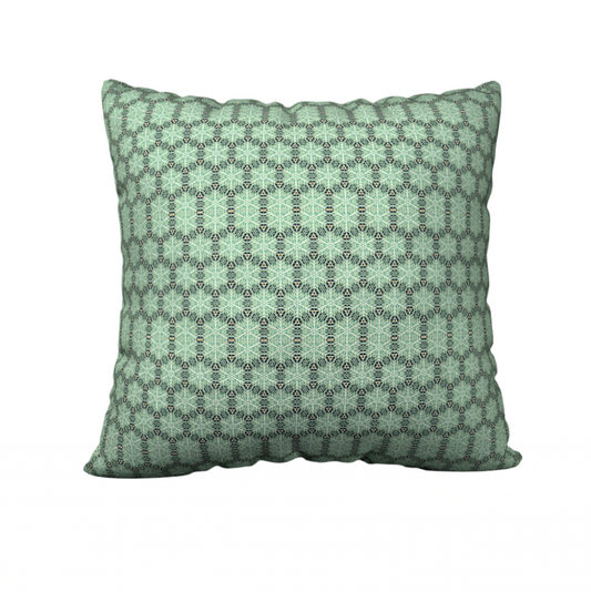Tiki block print pillow case. Left Coast Supply
