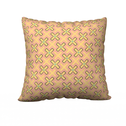 Tropical inspired pillow case. Left Coast Supply.